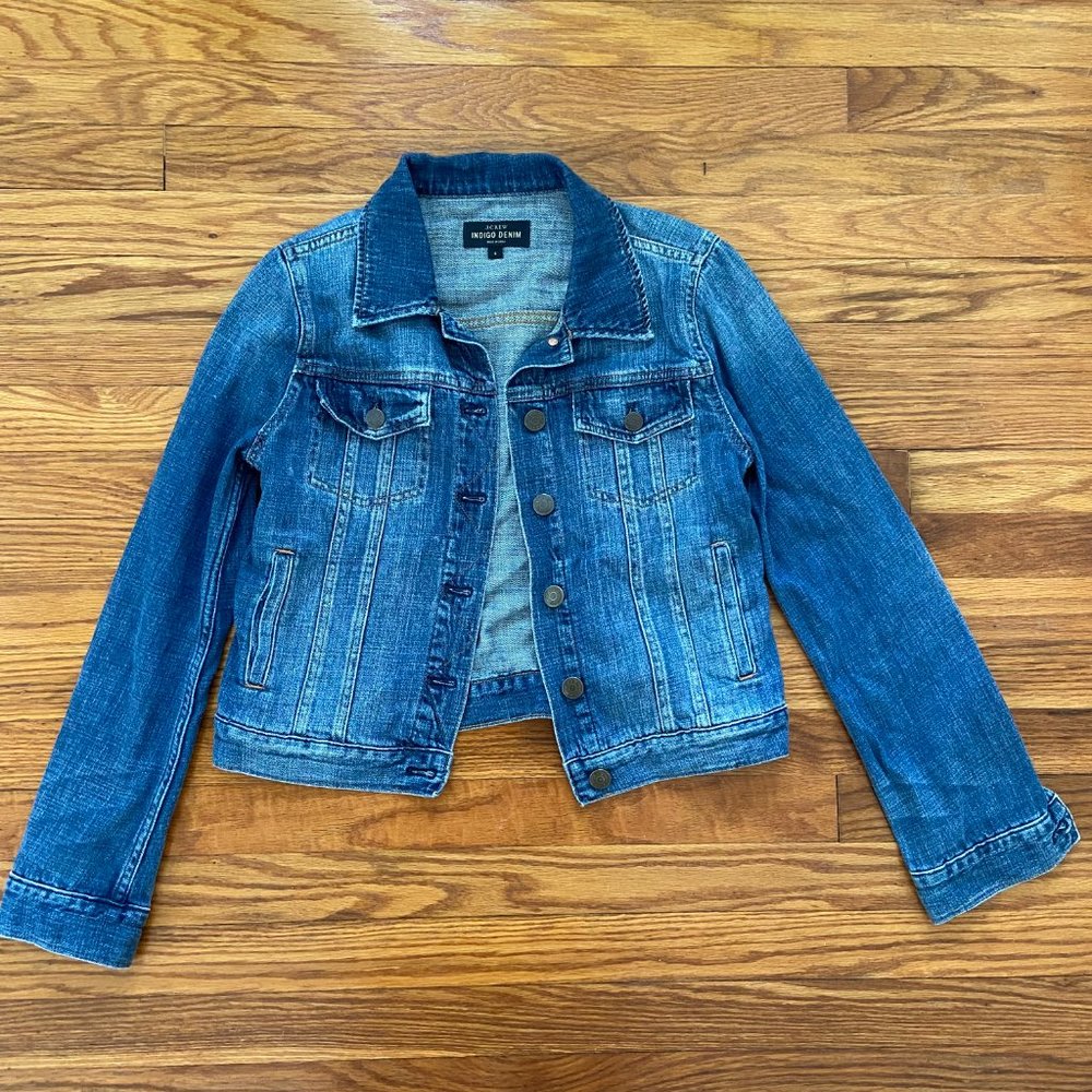 J Crew Indigo Denim Jacket Small
